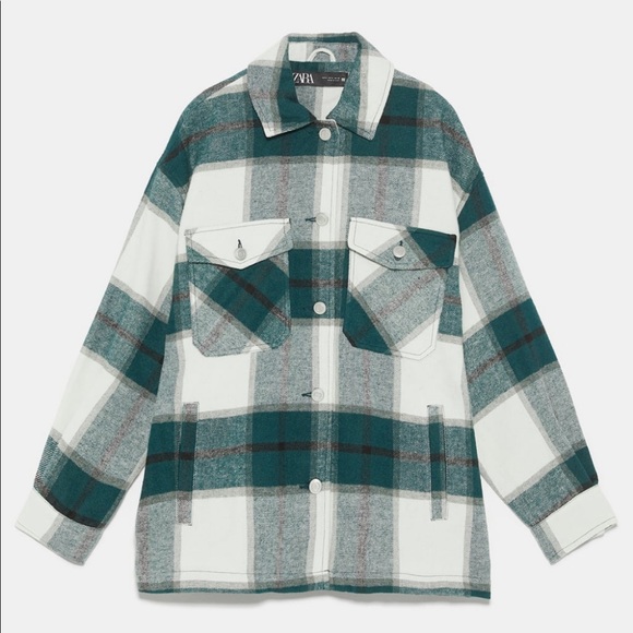 zara plaid jacket